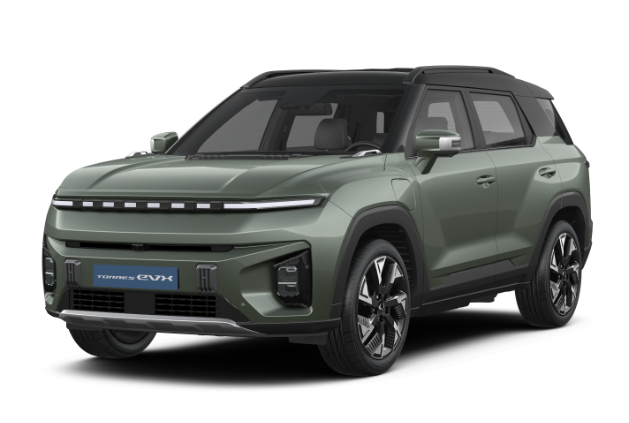 KGM Torres EVX vista frontal